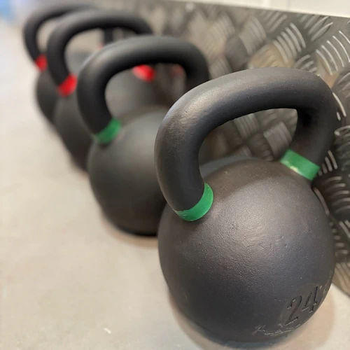 gyme equipment kettlebells